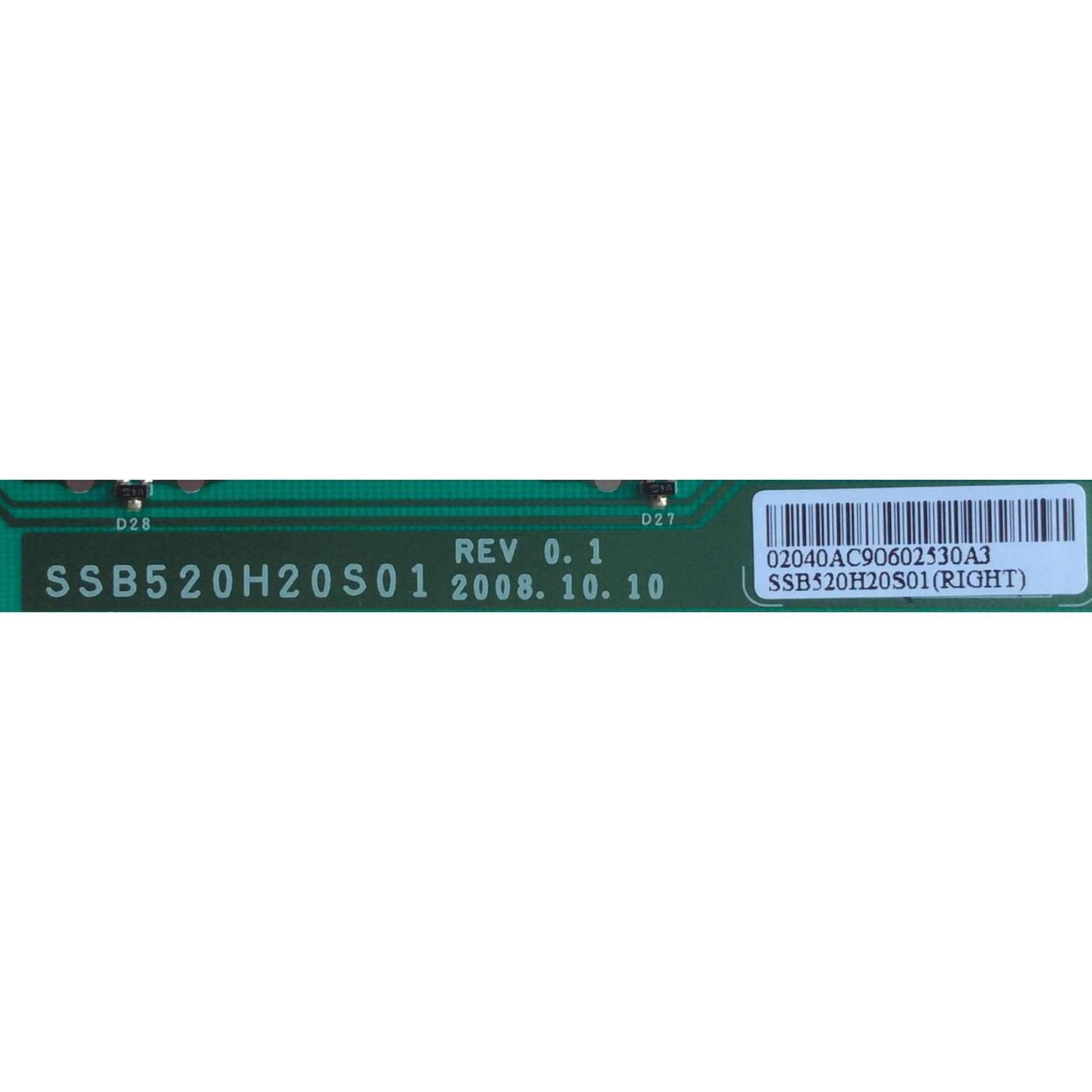 T-CON PARA TV HISENSE·ROKU / NUMERO DE PARTE 300917 / RSAG7.820.11133/ROH / 316220 / H41802PNJ52A2 / PANEL HD500Y1U51/T0L2/MX\GM\CKD3A\ROH / DISPLAY T500QVN03.7 / MODELO 50R6E4 50A53FUR - Imagen 3