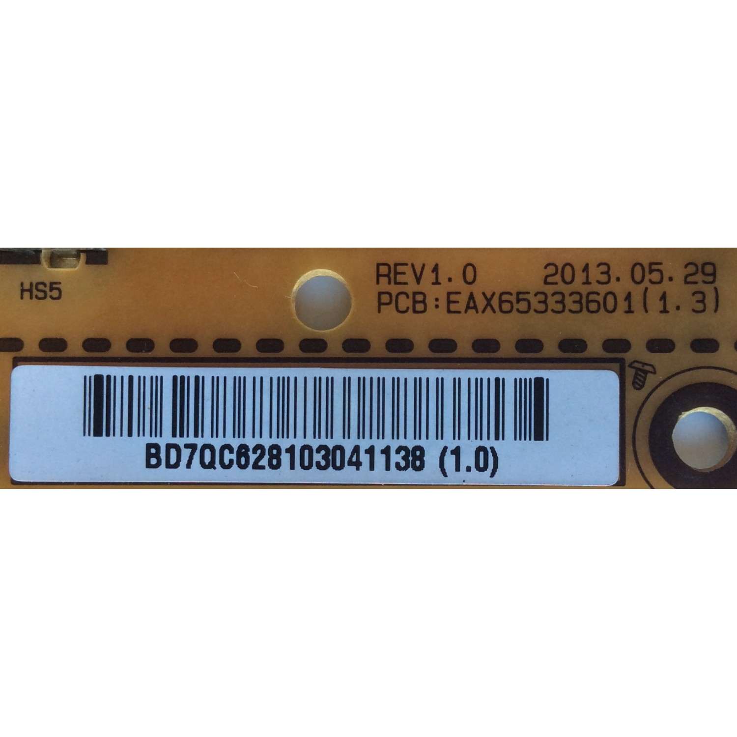 FUENTE DE PODER / LG EAY62810304 / 62810304 / MODELO EAX65333601(1.3)	 /42ln5390-un - Imagen 2