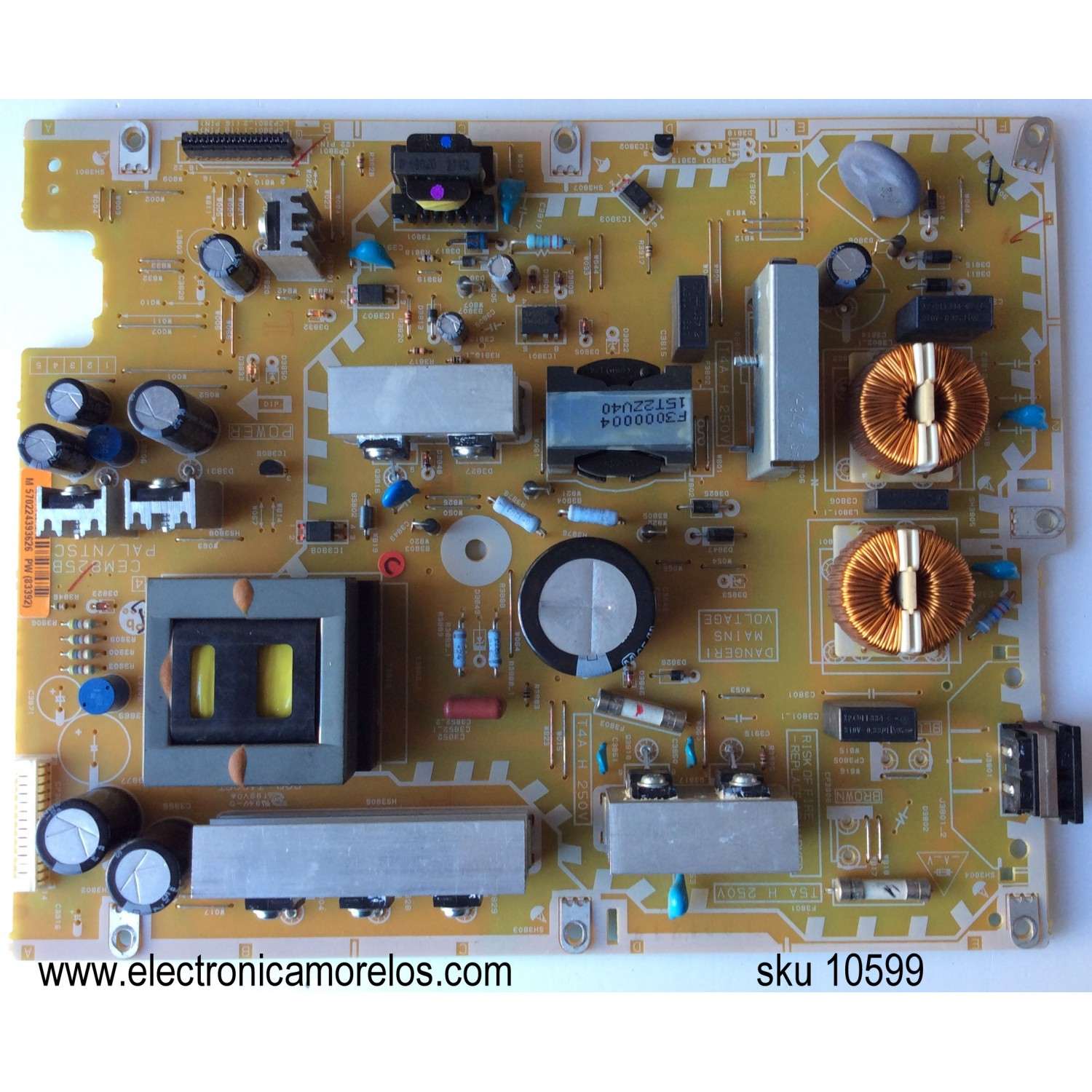 FUENTE PARA MONITOR SAMSUNG / NUMERO DE PARTE BN44-00883A / BN4400883A / 00883A / NUMERO DE PANEL CY-KK043BGAVWH / MODELO LH43PMHP