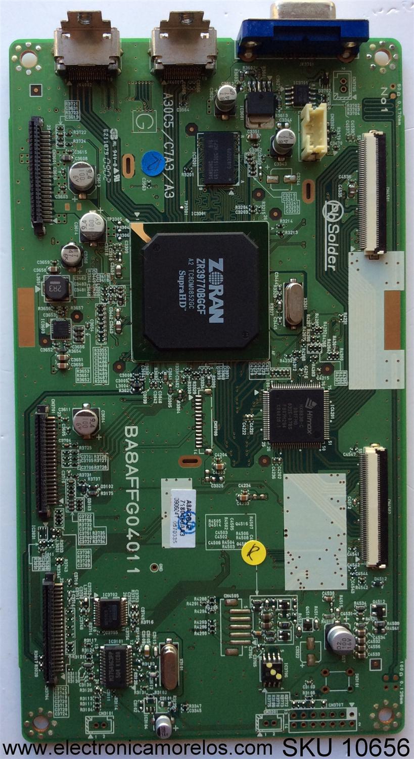 MAIN DIGITAL / SYLVANIA A8AGBUZ / BA8AFFG04011 / MODELO LC370SS9M	