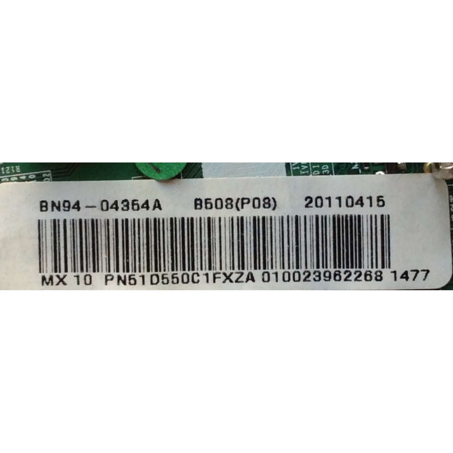 MAIN PARA TV  SAMSUNG  NUMERO DE PARTE   BN94-04354A / BN41-01590B / BN97-05172A / PANEL S50FH-YD07 / S50FH-YB08 / MODELOS PN51D550 / PN51D550C1FXZA N104 / PN51D550C1FXZA N203 - Imagen 2