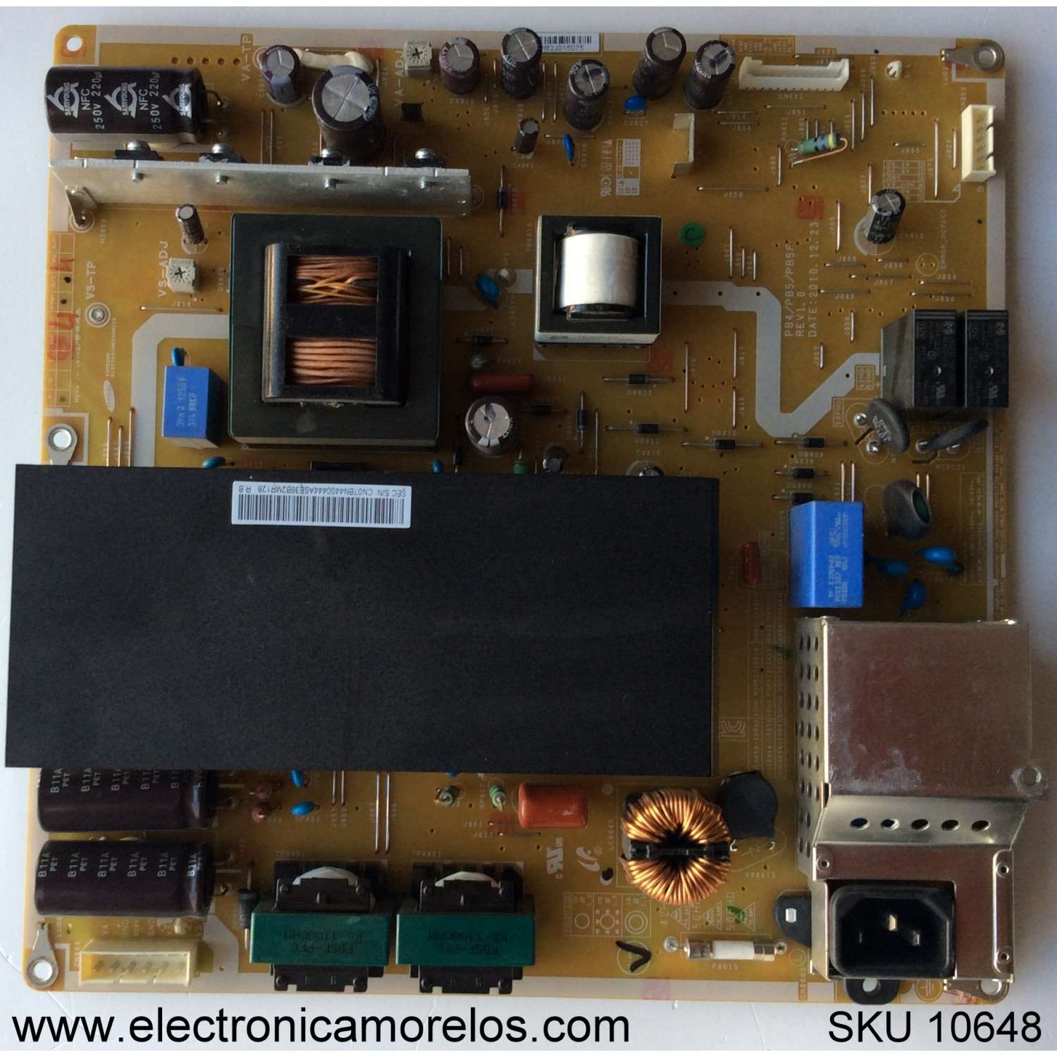 FUENTE DE PODER / SAMSUNG BN44-00444A / BN4400444A / PSPF361501A / SUSTITUTA BN44-00444B / MODELO PN51D550C1FXZA N104 / PANEL S50FH-YD07 / S50FH-YB08	