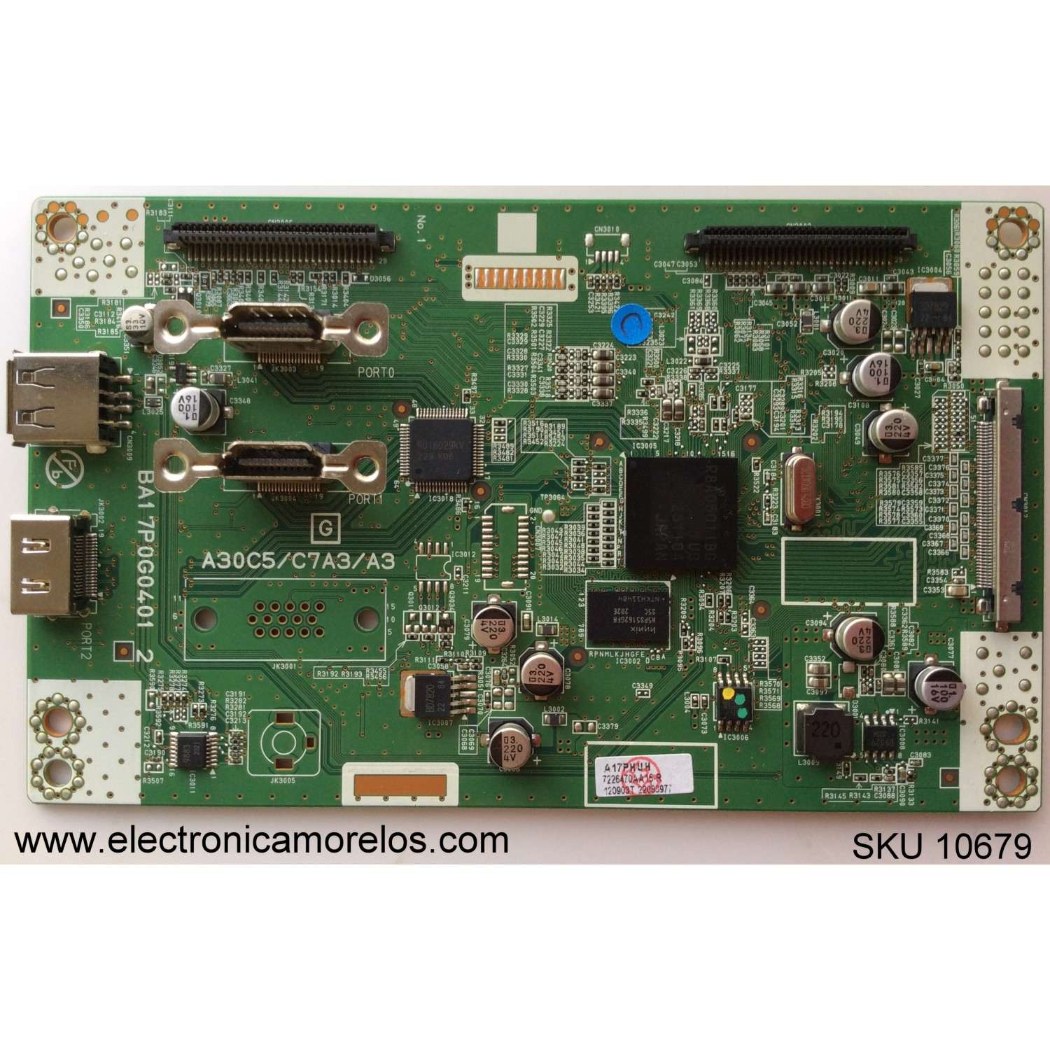 MAIN DIGITAL / FUNAI A17PHUH / A17P1MMA-005 / BA17P0G0401 2 / (A17PHUH) / MODELO LC401EM3F / PANEL LTA400HM09-F05	