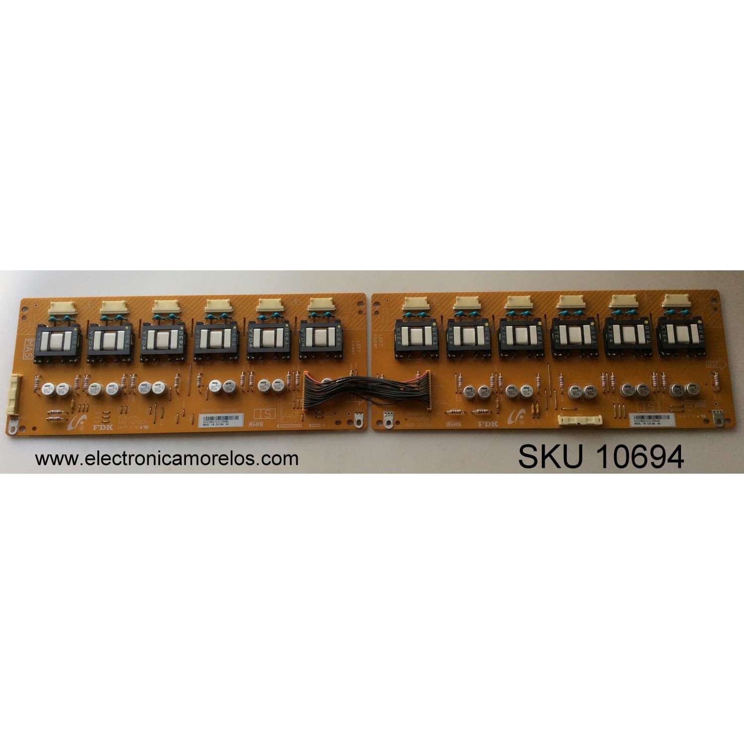 KIT DE BOCINAS (2PZS) LG / NUMERO DE PARTE EAB62972101 / 8Ω  10W / MAX 14W / K.TONE / 4N404 / EAB62972102 / 8Ω  10W / MAX 14W / K.TONE / 4N381 / MODELO 55LB5900-UV 