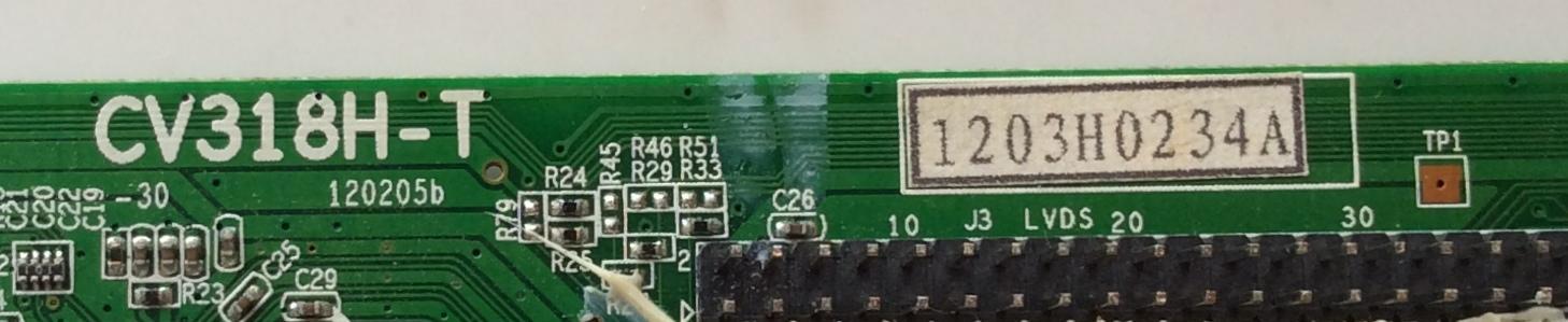 MAIN / ELEMENT 1203H0234A / CV318H-T / 890-M00-03N04 / MODELO ELEFT325 / PANEL T260B2-P03-C01	 - Imagen 2