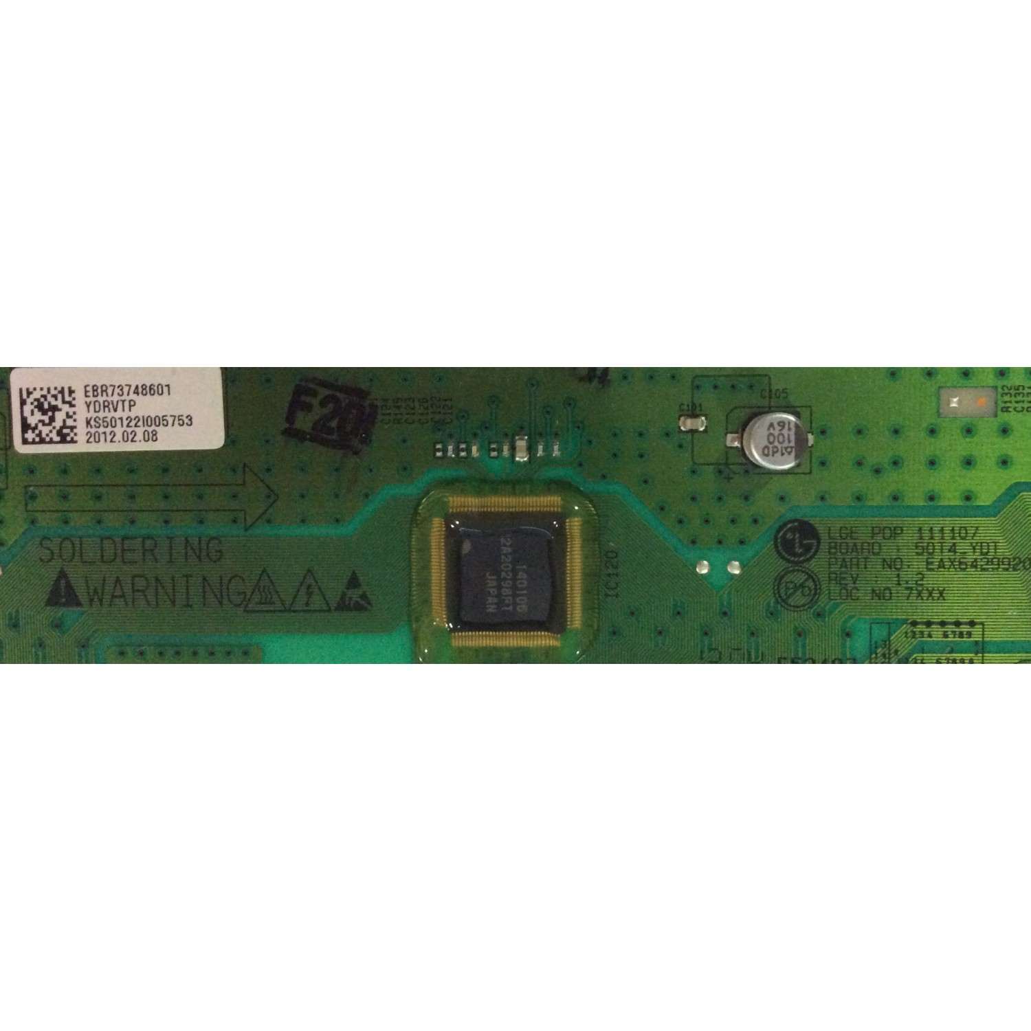 BUFFER / LG EBR73748601 / EAX6429920 / MODELO 50PA4500-UF.AUSLLUR / PANEL PDP50T40000	 - Imagen 2