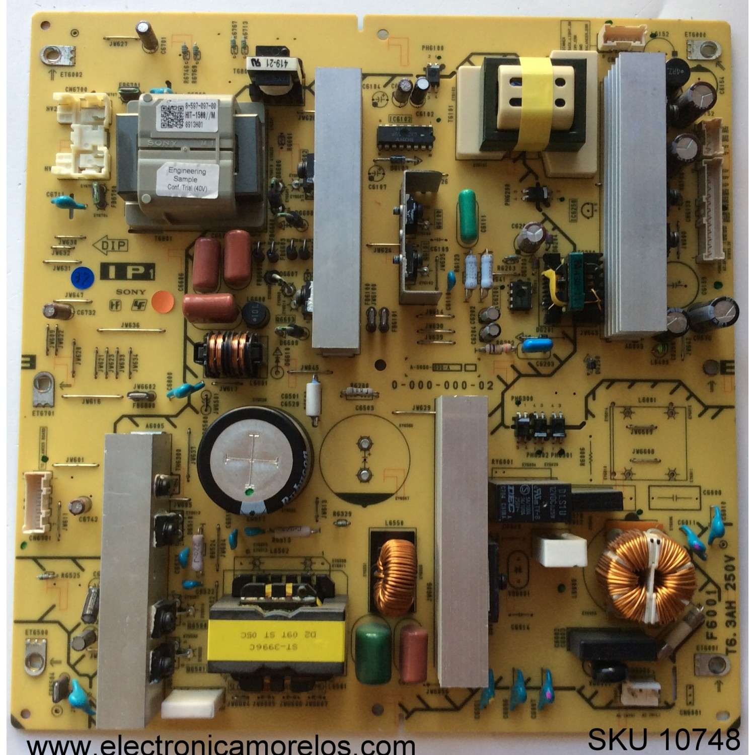 FUENTE DE PODER / SONY 0-000-000-02 / A-0000-000-A	
