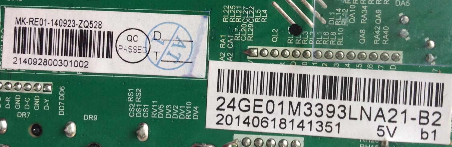 FUENTE / MAIN / (COMBO) / TCL MK-RE01-140923 / 24GE01M3393LNA21-B2 / LDD.M3393L.D	 - Imagen 2