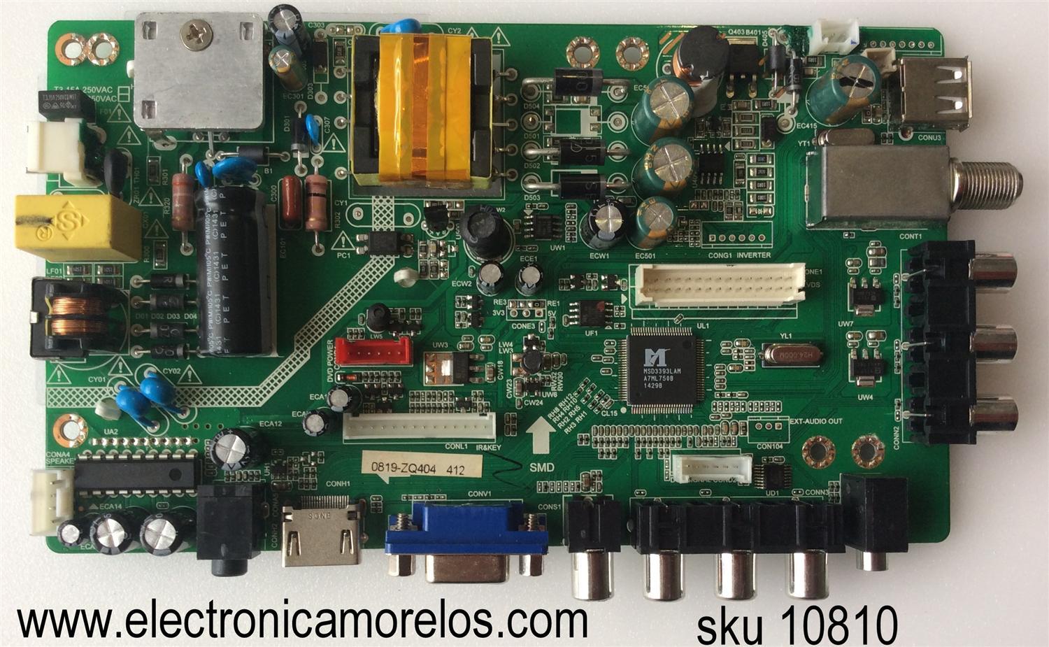 FUENTE / MAIN / (COMBO) / TCL 3393LD1435 / MK-RE01-140819 / 24GE01M3393LNA21-B2 / LDD.M3393L.D	