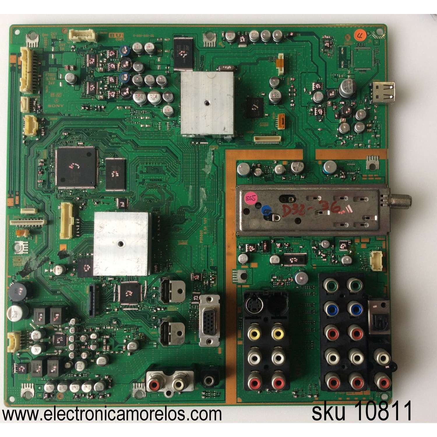 MAIN FUENTE ((COMBO)) PARA TV HKPRO·ROKU TV / NUMERO DE PARTE SVSR15A403-MA200CK / CV816-N42 / IDF975466F / MIDF975466F / PANEL LVF430HKDX E0065 / DISPLAY PT430CT03-14 / MODELO HKP43R02