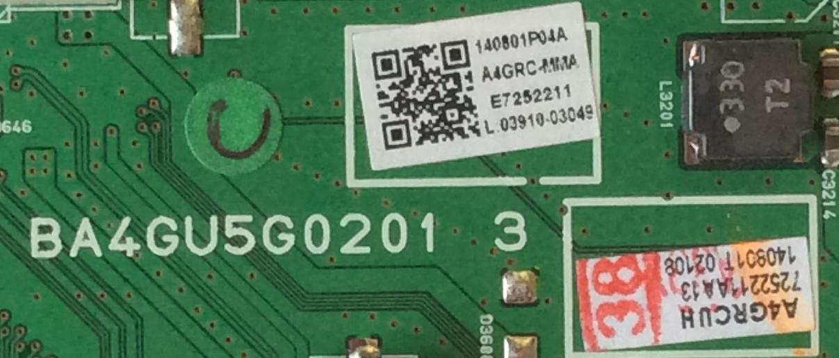 MAIN / EMERSON A4GRCMMA-001 / A4GRCUH / BA4GU5G0201 3 / A4GRC-MMA / MODELO LF551EM5 DS2 / PANEL U4DR1XH / LC55DUJ(SG)(E3)	 - Imagen 2