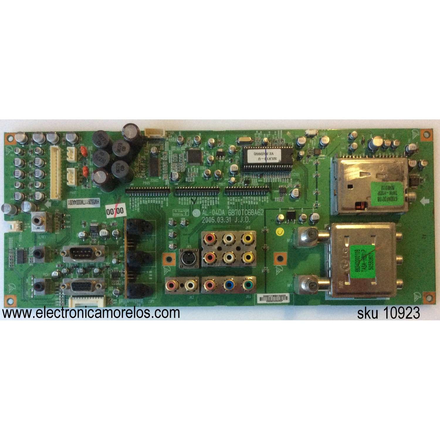 FUENTE DE PODER PARA TV VIZIO ORIGINAL / NUMERO DE PARTE 09-65CAQ090-01 / 1P-121AX00-1010 / FL026AA06195 / PANEL SD650DUZ-1 / DISPLAY JR645R3HA3L / MODELO V655M-K03 / V655M-K03 LFTVM8LY