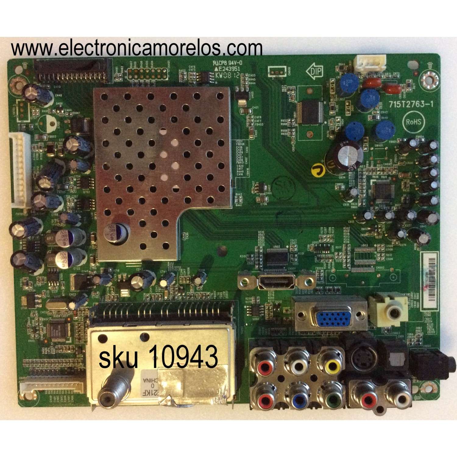 MAIN / DYNEX CBPF8Z5KQ3 / 8Z5KQ3 / 715T2763-1 / (T)8ZKQ3 / MODELO DX-LCD26-09 E268MZNKWBBDNN / PANEL V260B1-L01 REV C2	
