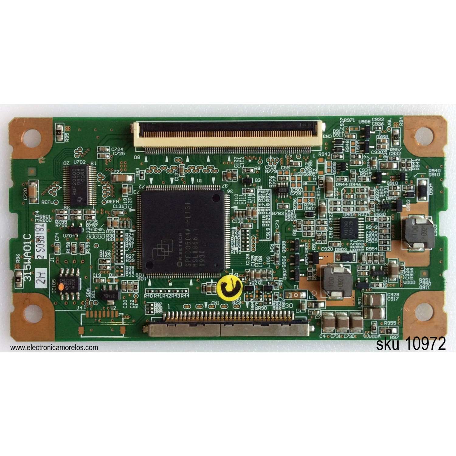 T-CON / DYNEX 1315WA01C02H / 315WA01C2H / MODELO DX-L32-10A / PANEL CLAA315WA01	