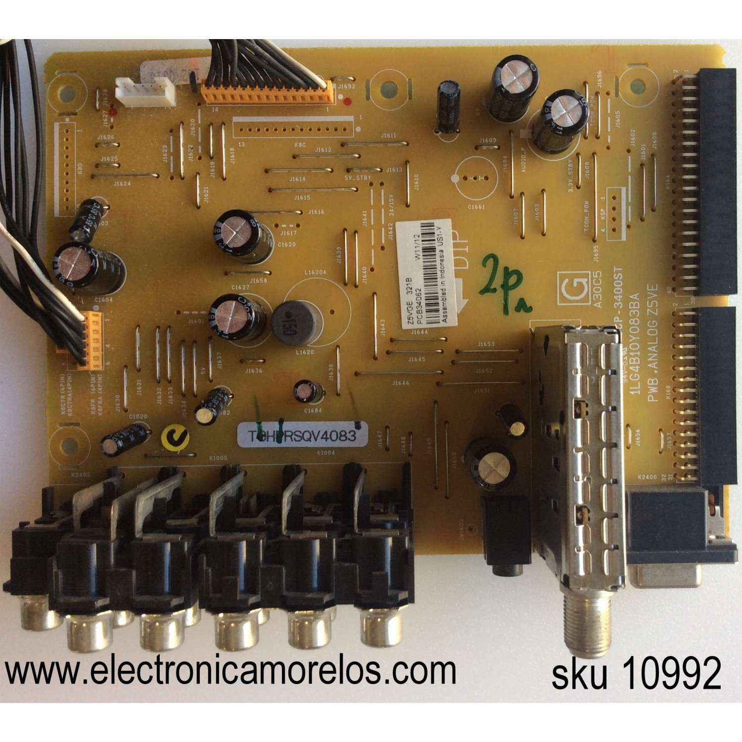 FUENTE PARA MONITOR LG /  NUMERO DE PARTE EAY65898901 / LGP2443-21P-IT / EPCG18CB1A / LMDRC65898901560(1.1) / 65898901 / NUMERO DE PANEL LD430EQE (FL)(A1) / MODELO 43UN700-BC.AEULMSN 
