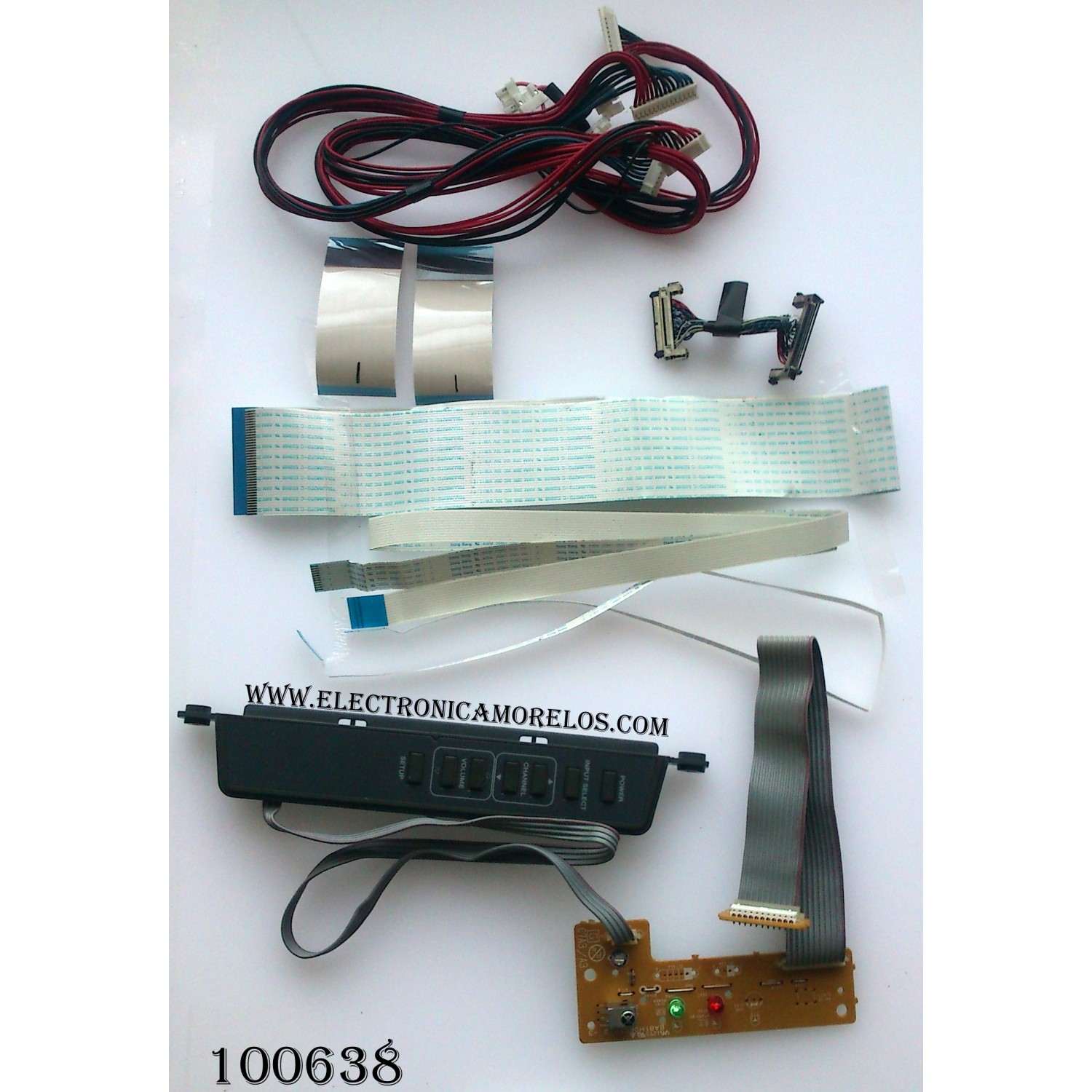 KIT DE CABLES PARA TV / SYLVANIA BA81H0F01012 -3 / BA81H0F01012 -2 / MODELO LC420SS8	