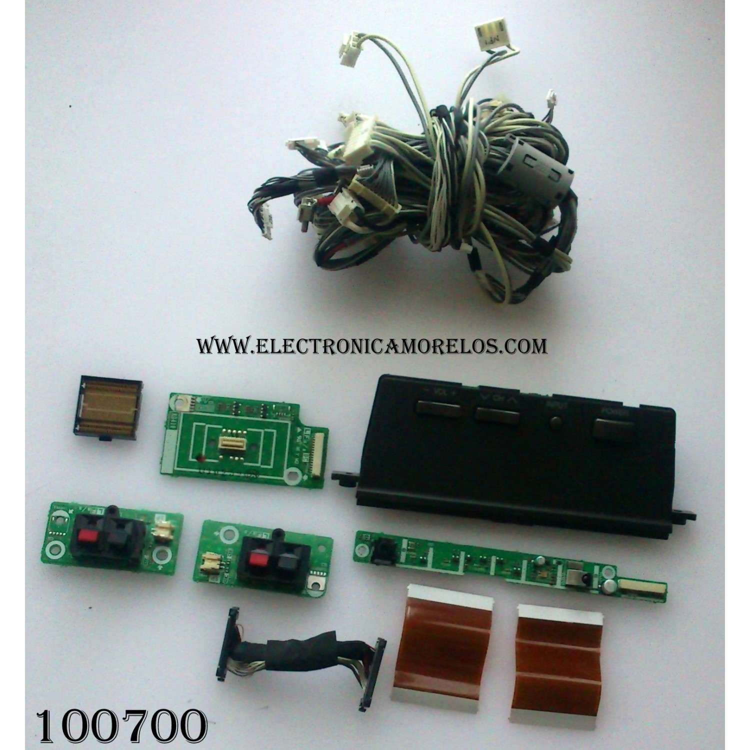 KIT DE CABLES PARA TV / SHARP KD406 / XD406WJ / XD407WJ / KD407 / XD410WJ / KD410 / MODELO LC-45GD5U	