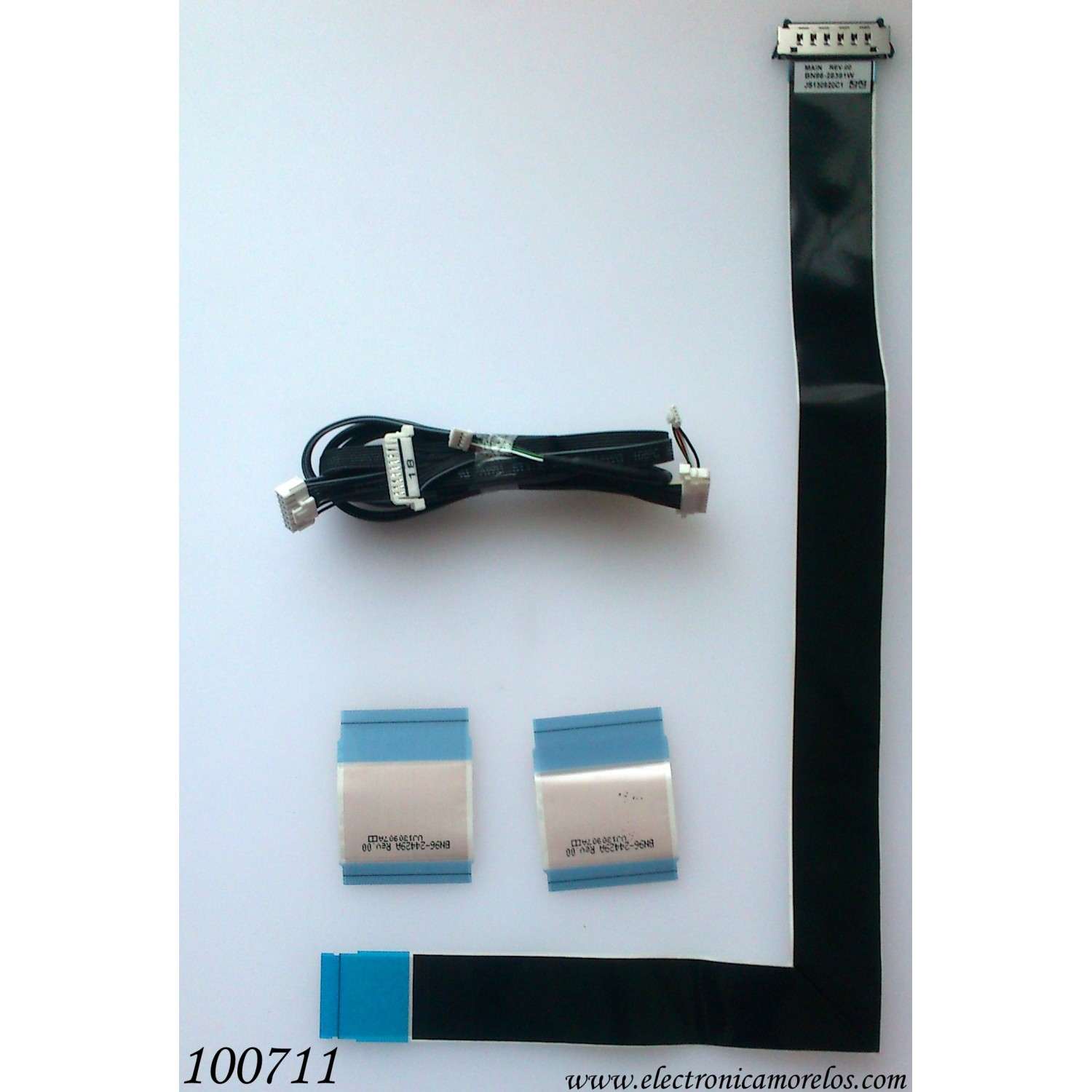 KIT DE CABLES PARA TV / SAMSUNG BN96-28391W / MODELO UN55FH6200FXZA MH01	