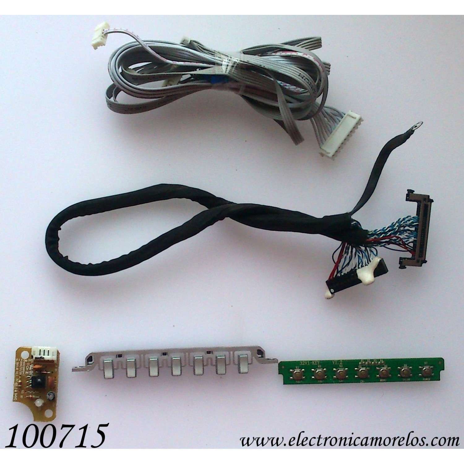 KIT DE CABLES PARA TV / HITEKER 32V1-KEY / 6003060047 / MODELO LCD32A7	