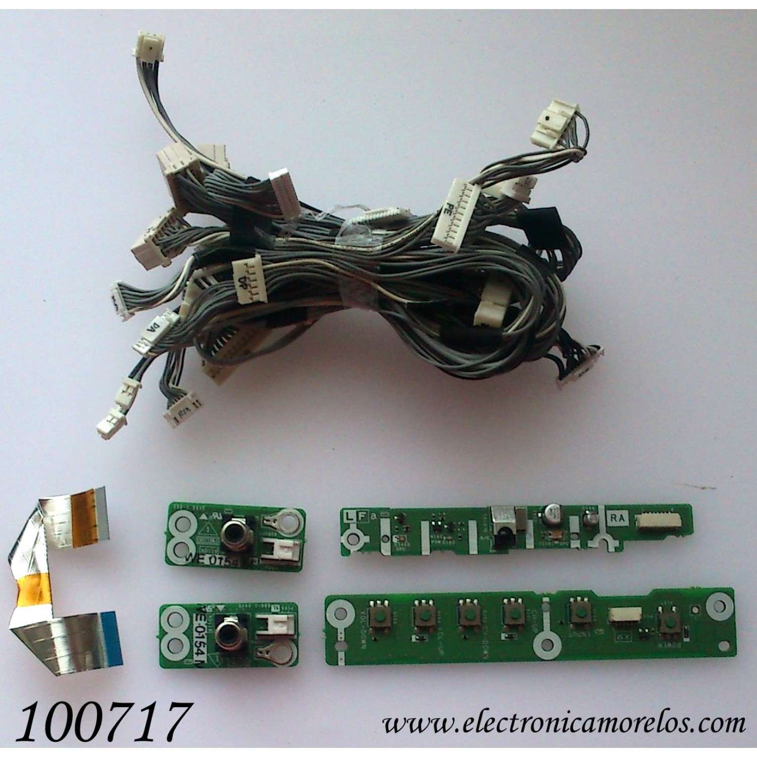 KIT DE CABLES PARA TV / SHARP XD117WJ / KD117 WE / XD116WJ / KD116 / KD119 / XD119WJ / MODELO LC-32D7U	