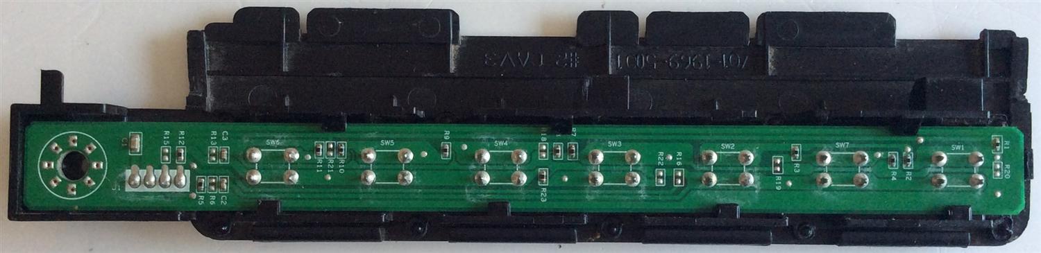 BOTONERA PARA  TV VIZIO / 3650-0012-0156 / 0171-1771-2665 / 1701-1969-5001 / MODELO E470I-A0 LATKOCBP - Imagen 2