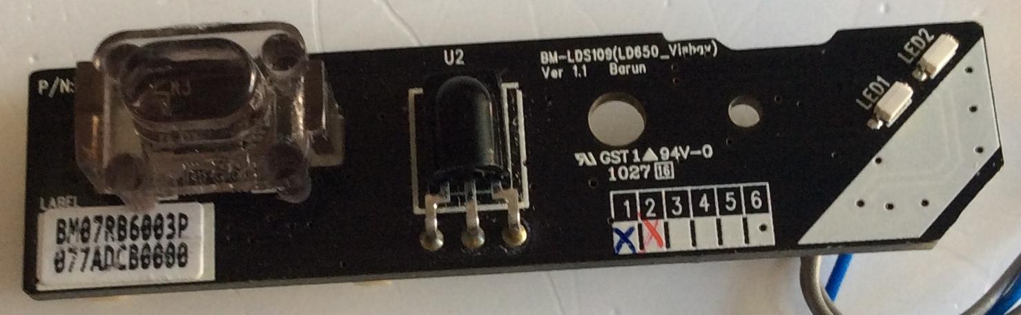 BOTONERA PARA TV LG / EBR71642501 / MAZ619767 / MODELO 47LD650H - Imagen 2