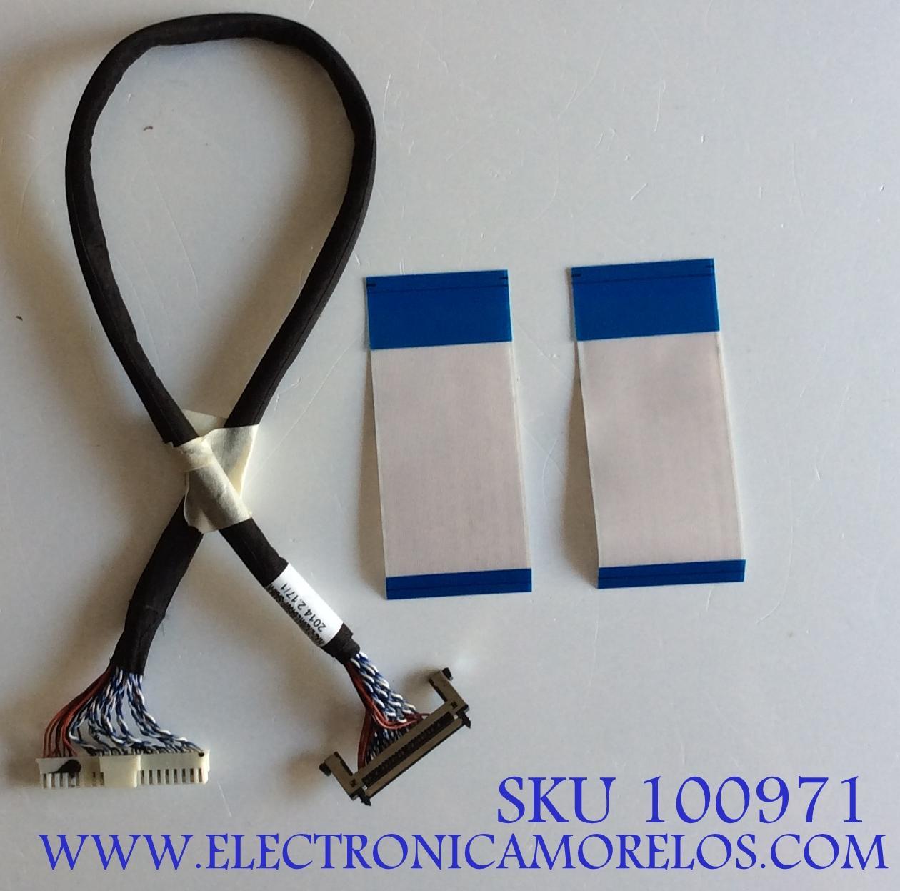 KIT DE CABLES PARA TV INSIGNIA / E338571 / 20861 / MODELO NS-48D510NA15