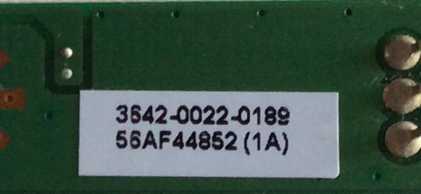 MODULO DE SENSOR IR VIZIO / 3642-0022-0189 / 0171-1671-0501 / MODELO VX37L HDTV - Imagen 2