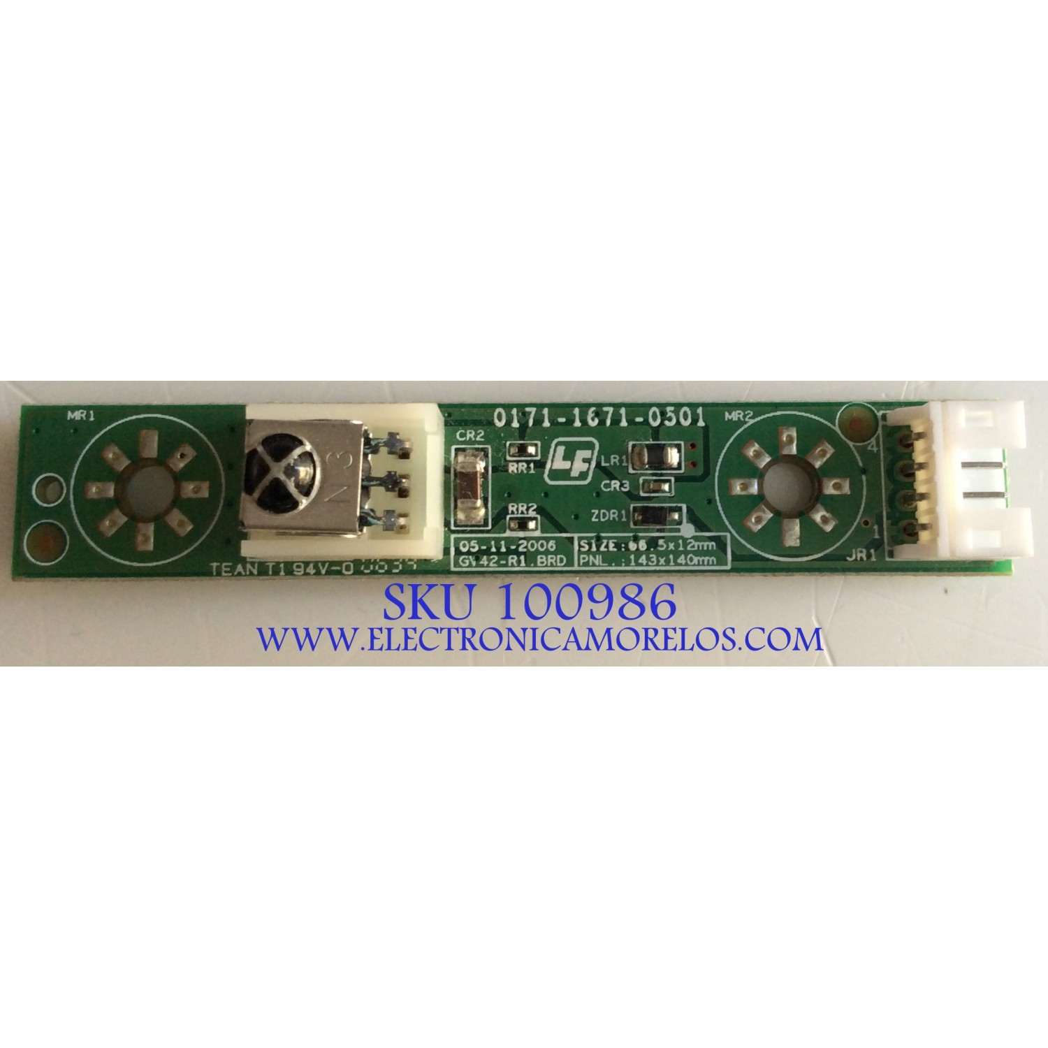MODULO DE SENSOR IR VIZIO / 3642-0022-0189 / 0171-1671-0501 / MODELO VX37L HDTV