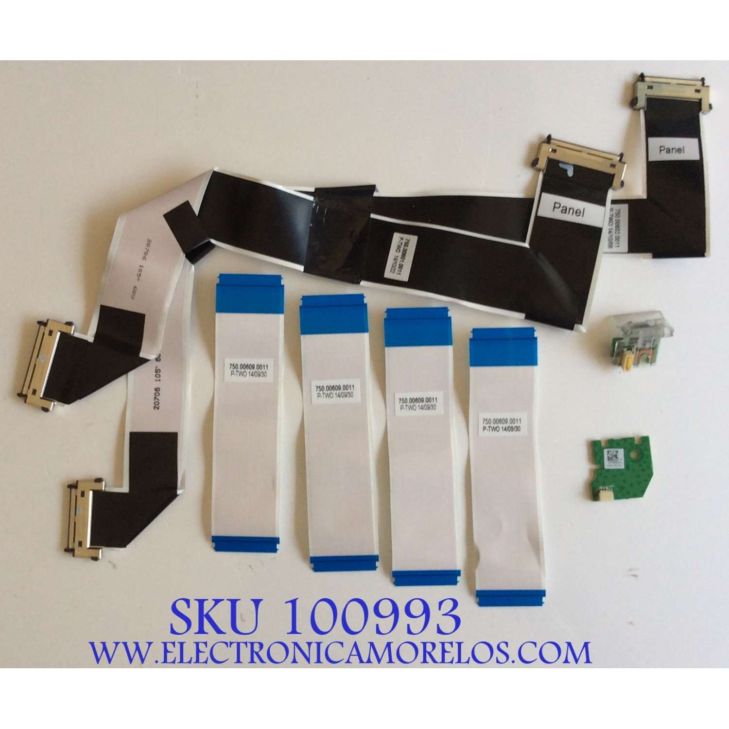 KIT DE CABLES PARA TV VIZIO / 750.00609.0011 / 750.00601.0011 / 750.00602.0011 / MODELO P552UI-B2 LWZJRNAQ
