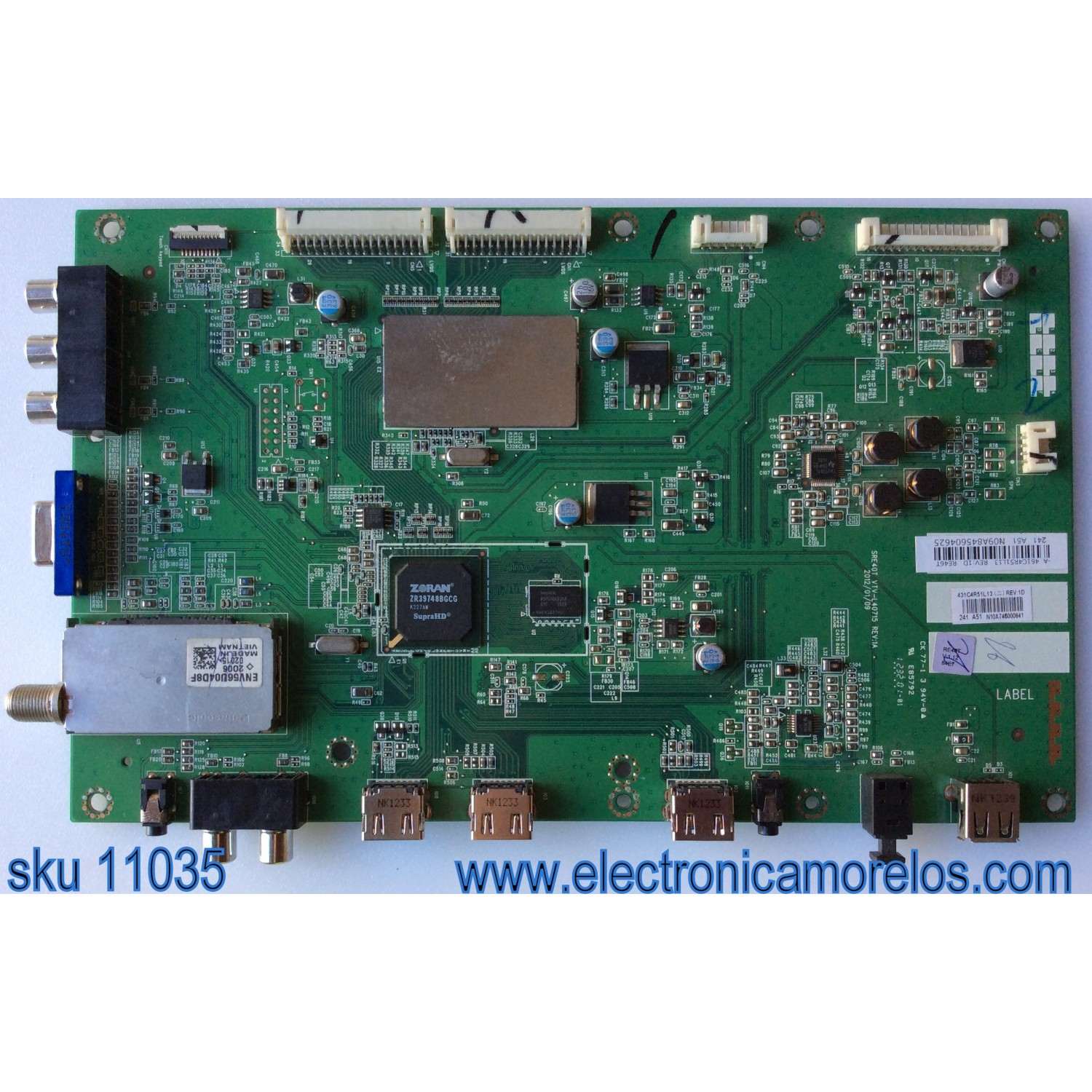 MAIN / TOSHIBA 75031308 / 461C4R51L13 / 431C4R51L13 / RE46T / SRE40T VTV-L40715 / MODELO 46L5200U1 / PANEL LTA460HW04-T03	
