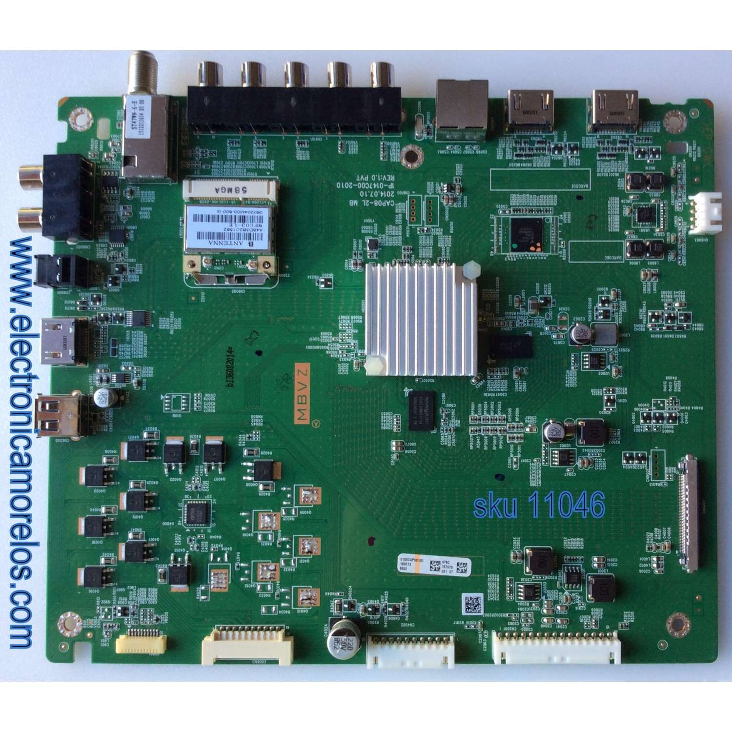 MAIN / VIZIO Y8387078S / 0160CAP0C100 / 1P-0147C00-2010 / CAP08-2L MB / 078C / MODELO D60-D3 LFTRUPBS / PANEL S600DHA-2	