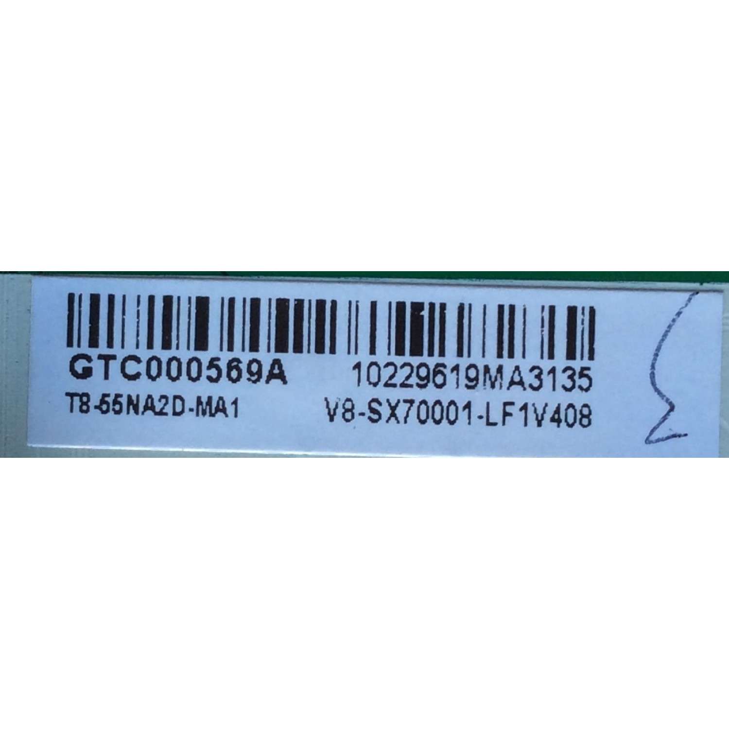 MAIN PARA TV TCL / NUMERO DE PARTE T8-55NA2D-MA1 / V8-SX70001-LF1V408 / GTC000569A / T8-55NA2D-MA1 / 40-SX7KNA-MAG4HG / TC2-N1003 / PANEL LVU550CS0T E1 / MODELO 55US57TGAA / 55US5800TDAA / 55US5800 55US5800TAAA / 55US5800TNAA - Imagen 2