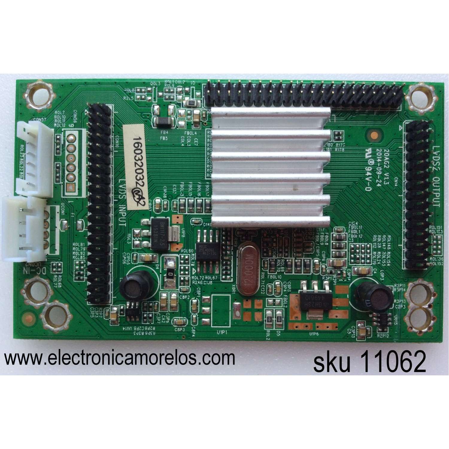 TARJETA INTERFACE / RCA AE0140151 / RE3355R0135-A1 / RE3355R0135 / CQC13001103908 / MODELO LED55G55R120Q / PANEL LSC550HF03-12V	