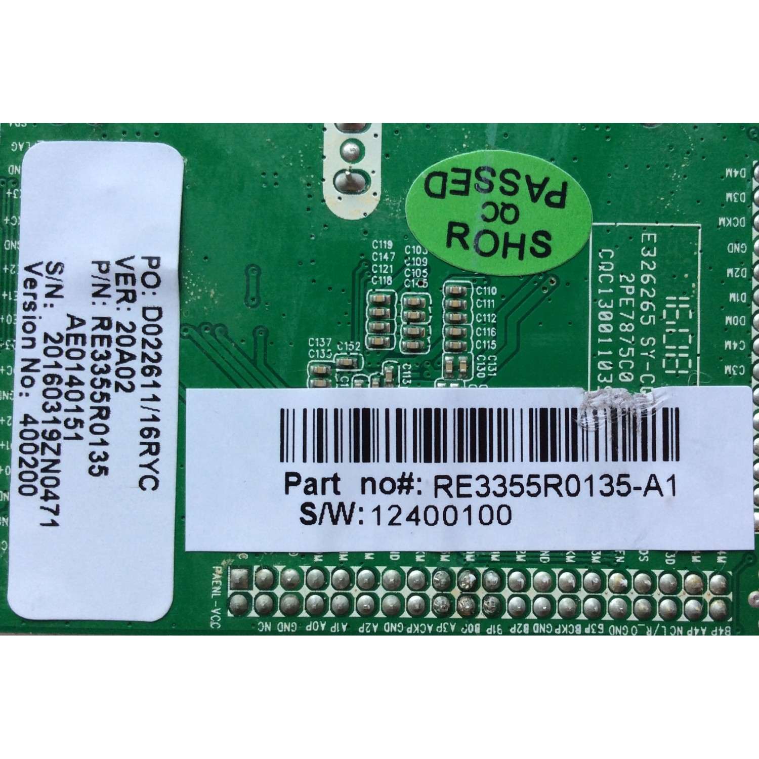 TARJETA INTERFACE / RCA AE0140151 / RE3355R0135-A1 / RE3355R0135 / CQC13001103908 / MODELO LED55G55R120Q / PANEL LSC550HF03-12V	 - Imagen 2