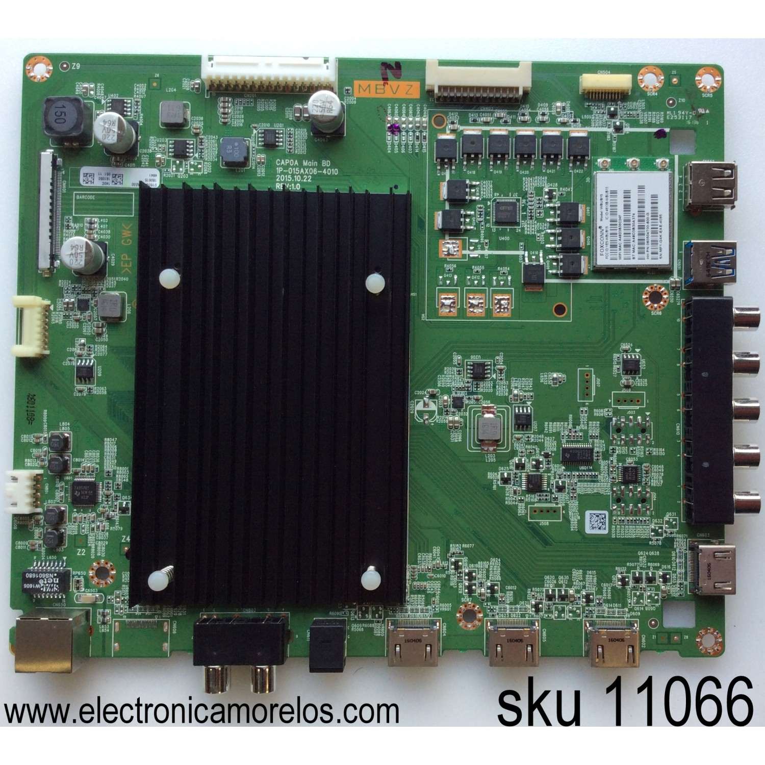MAIN / VIZIO Y8387140S / Y8387140C / 140C / 0160CAP0AE00 / 1P-015AX06-4010 / MODELO E60U-D3 LFTRURAS / PANEL S600DUA-1