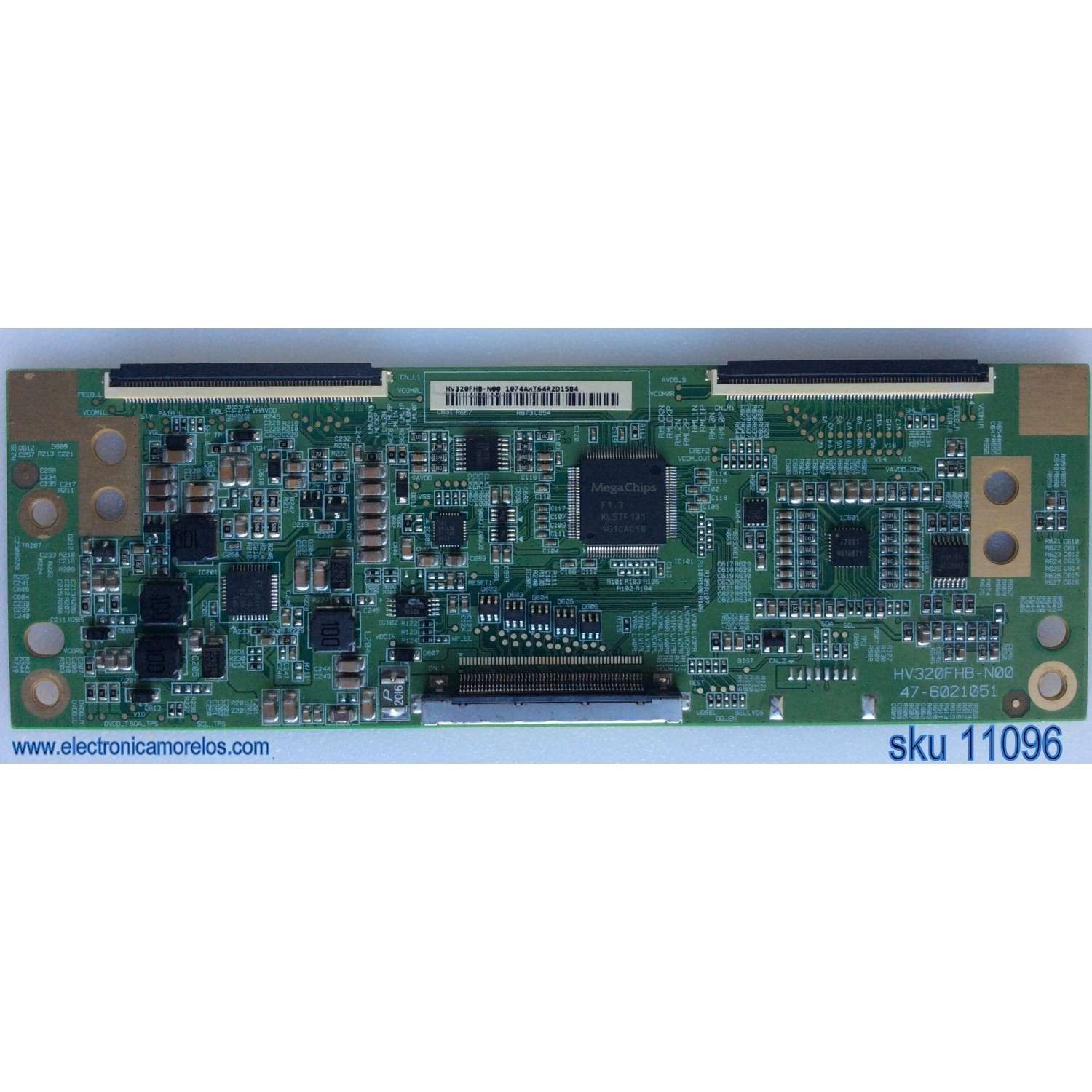 T-CON PARA TV VIZIO / 1074A /  44-9771074A / 47-6021051 / 47-6021049 / PANEL`S TPT315B5-FHBN0.K / MODELOS NS-32D420NA16 / LED32YC1600UA / 32LB5600-UZ BUSWLJM / 32LF5600-UB BUSFLJM / BUSYLJM / 1074A / E32-C1 LTTUSJAR / E32-D1 LTTUUEAS