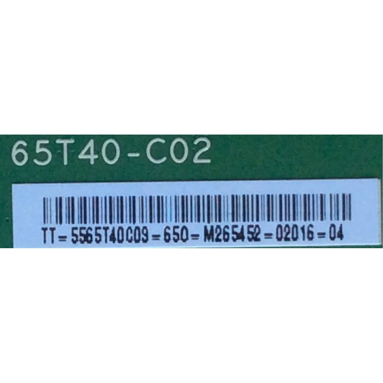 T-CON / VIZIO 55.65T40.C09 / 5565T40C09 / 65T40-C02 / MODELO M50-D1 LTMWUXDS / PANEL TPT500V1-QVN03U REV:S001D	 - Imagen 2