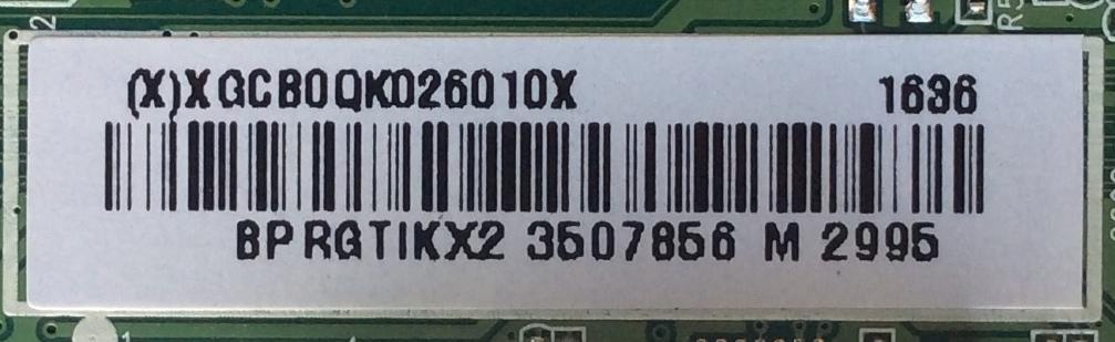 MAIN / VIZIO XGCB0QK026 / XGCB0QK026010X / 715G7777-M01-B01-005T / MODELO E55-E1 LTM7VIBS / PANEL TPT550U2-EQYSHM.G REV:S1U	 - Imagen 2