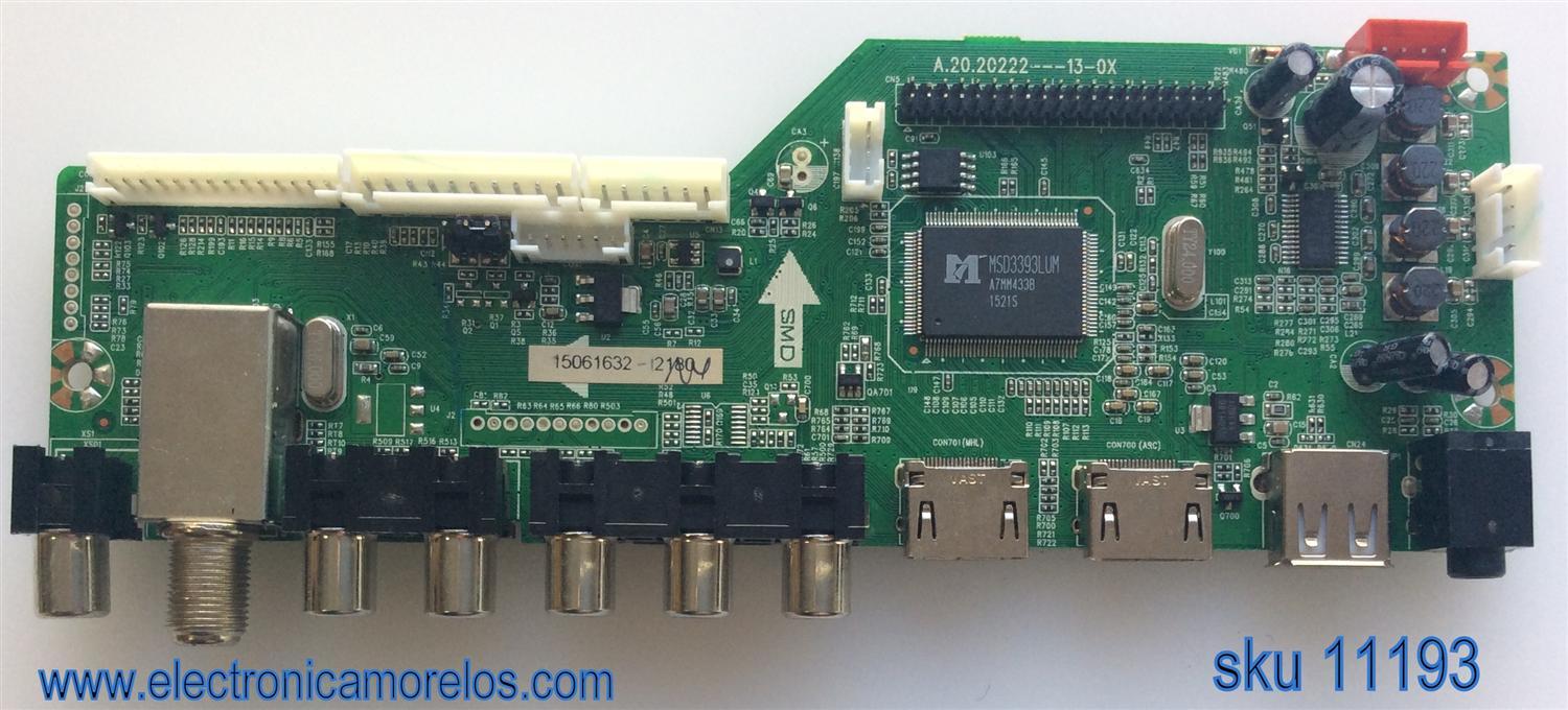 MAIN / RCA 58GE01M3393LNA66-A1 / A.20.20222 / AE0010330 / 20150609143345 12V a1 /  CQC13001103908 / D061107/15RY / 20222A / 20150724ZN2409 / 20150609143345 / PANEL V580HJ1-PD6-C2-12V / MODELOS LED58G45RQ 5411-LE / LED58G45RQ 5411-LE58G45-A1