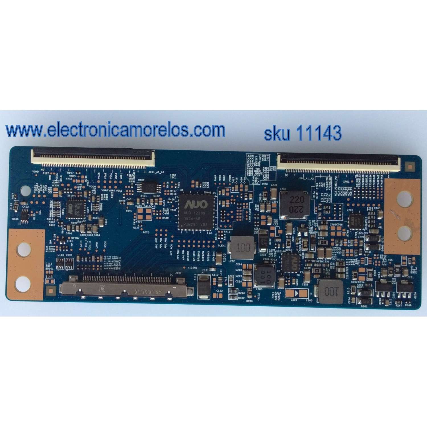 T-CON PARA TV VIZIO / NUMERO DE PARTE 55.50T15.C07 / 5550T15C07 / T430HVN01.0 / SUSTITUTAS 5550T15C04 / 5550T15C06 / TPT500J1-HVN07.U / T500HVN07.5 / MODELOS E500I / E50-D1 / D50F-E1 / ELEFT506 / ELST5016S / LE50H508 / LC-50LB601U / D50F / NS-50D510NA19