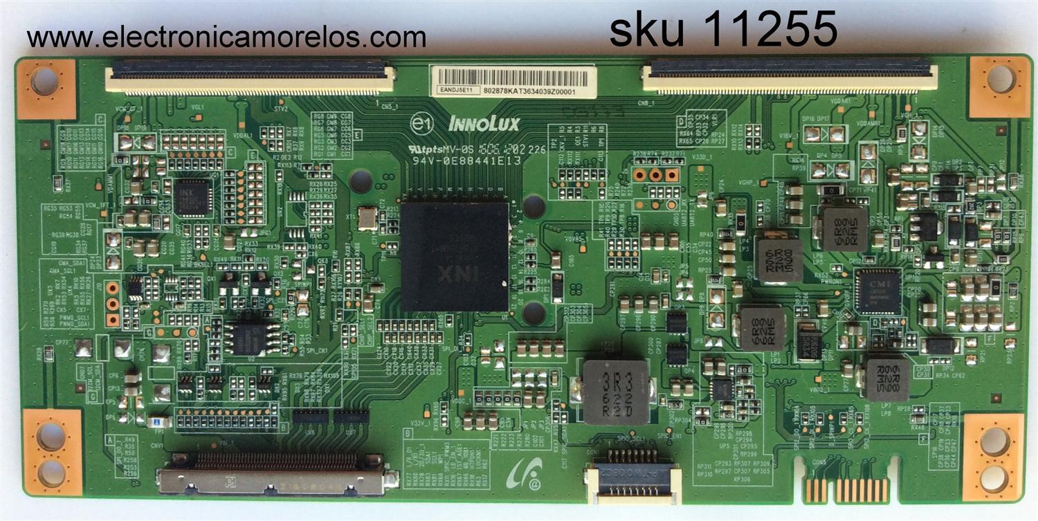 T-CON / PHILIPS EANDJ5E11 / 94V-0E8841E13 / PANEL U6AU2XH / MODELOS 50PFL5601/F7 DS1 / 50MV376Y/F7 DS1