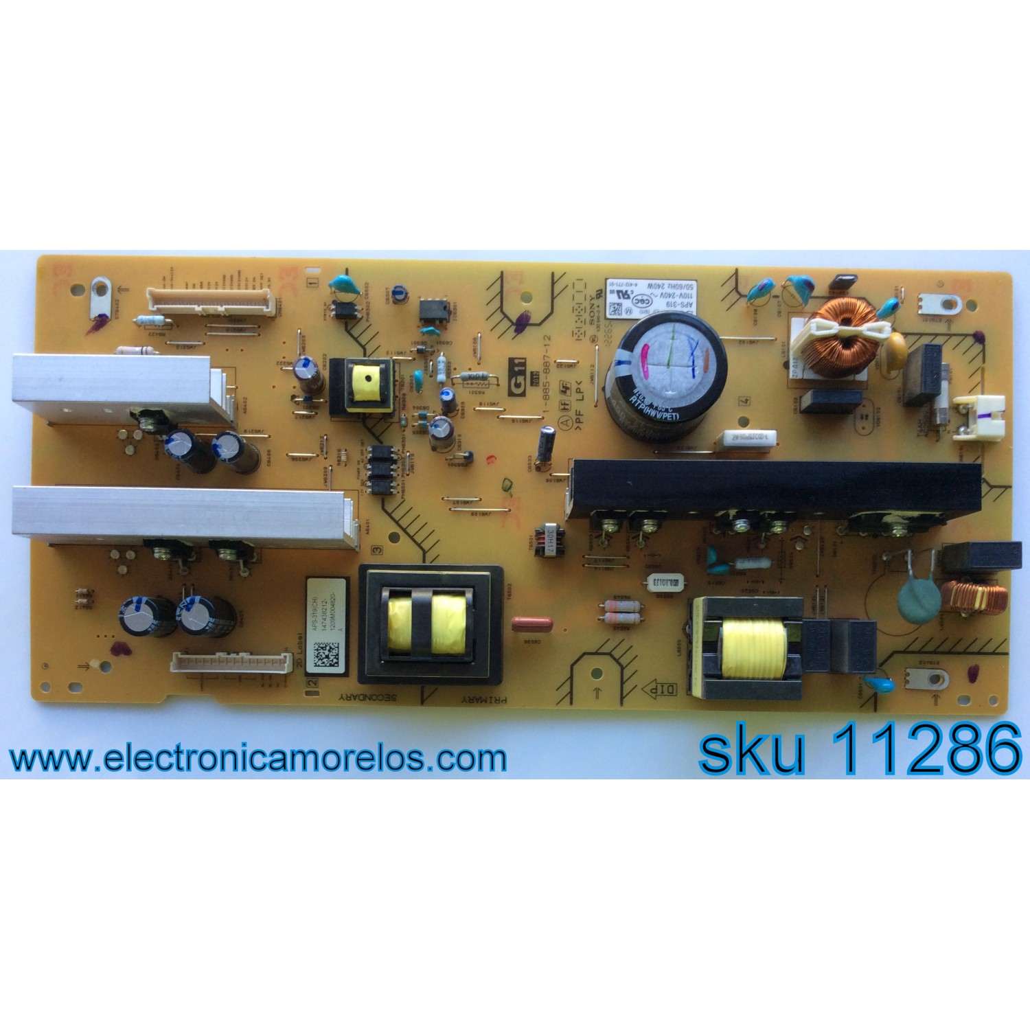 FUENTE DE PODER / SONY 1-474-382-12 / 147438212 / 1-885-887-12 / APS-319(CH) / APS-319 / MODELO KDL-46BX451 / KDL-46BX450	