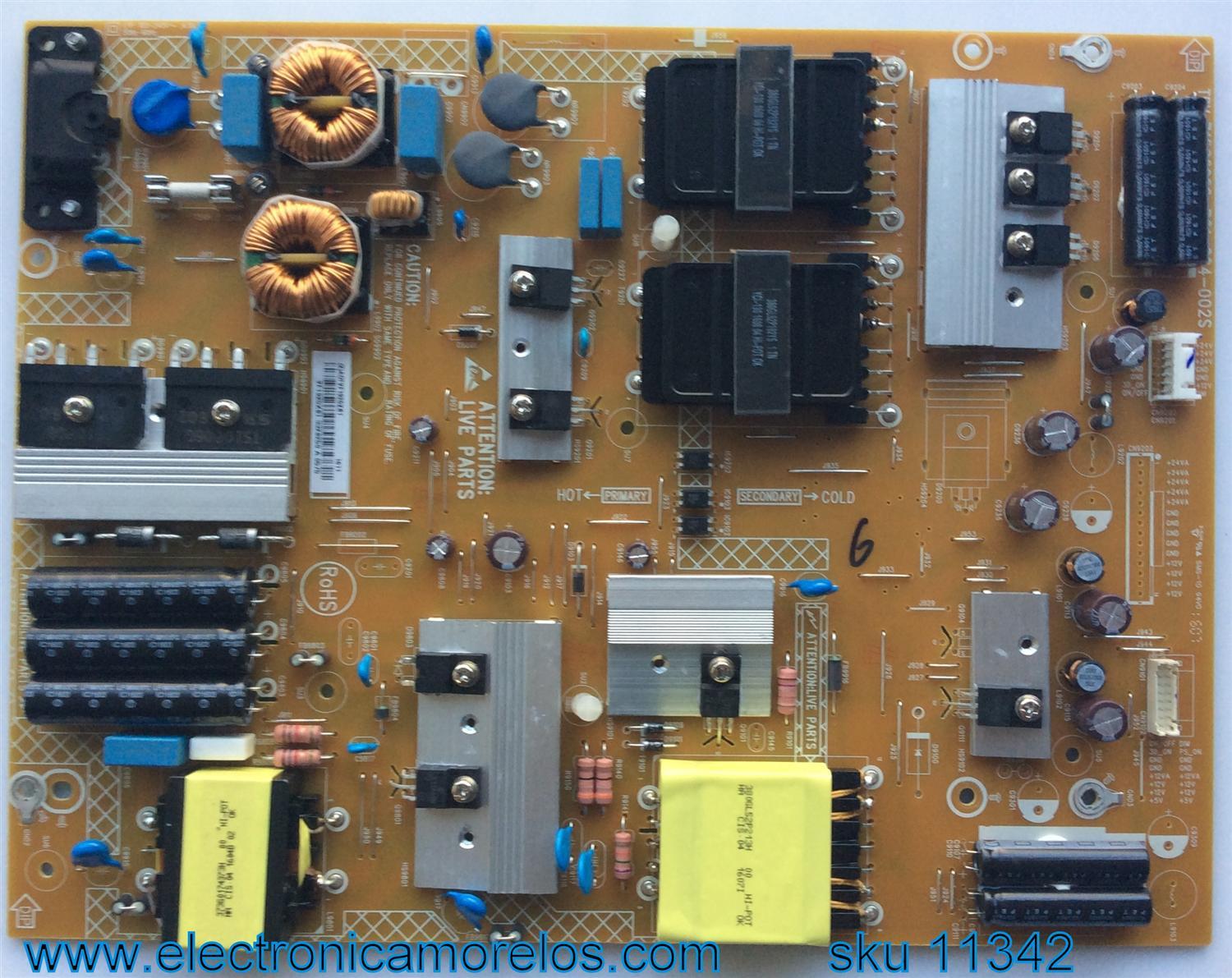 FUENTE DE PODER / VIZIO ADTVF1925XB1 / 715G6960-P01-004-002S / (X)ADTVF1925XB1 / VF1925XB1 / PANEL TPT550U2-EQYSHM.G REV:S1H / MODELOS D55U-D1 / D55U-D1 LTC7UCBS / D55U-D1 LTC7UCAR / D55U-D1 LTC7UCAS / D55U-D1 LTC7UCBS / LTM7UCAR / LTM7UCBS / LTC7UCCS