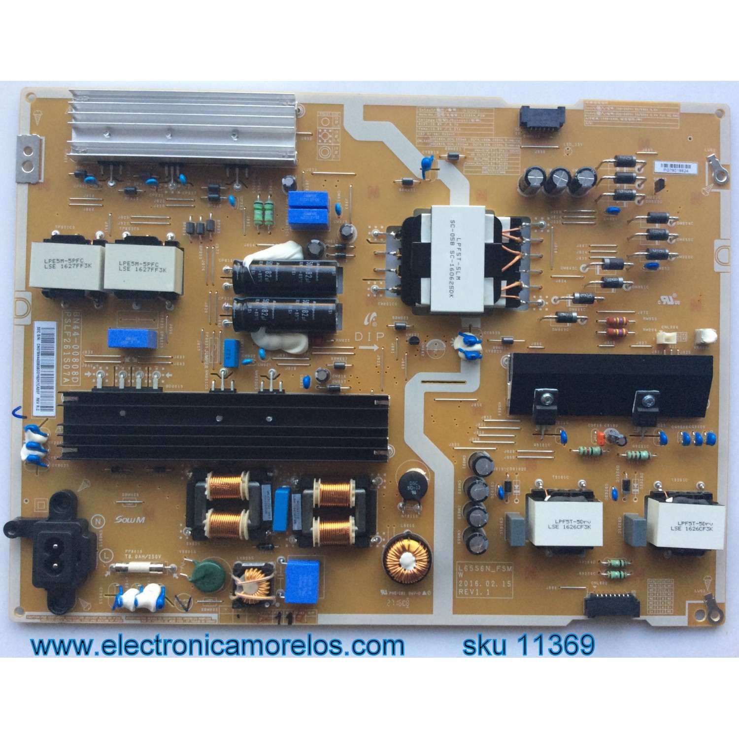 FUENTE / SAMSUNG BN44-00808D / SUSTITUTA BN44-00808E / UA65KU6200JXXZ / UA65KU6310JXXZ / UA65KU6300JXZK / UA65KU6300JXXZ / UA65KUC30SJXXZ / UA65KU6000KXXM / UA65KU7350RXUM / UA65KU7350RXEG / UA65KU7350RXTW / UA65MU6103 / NOTA: MAS MODELOS EN DESCRIPCION