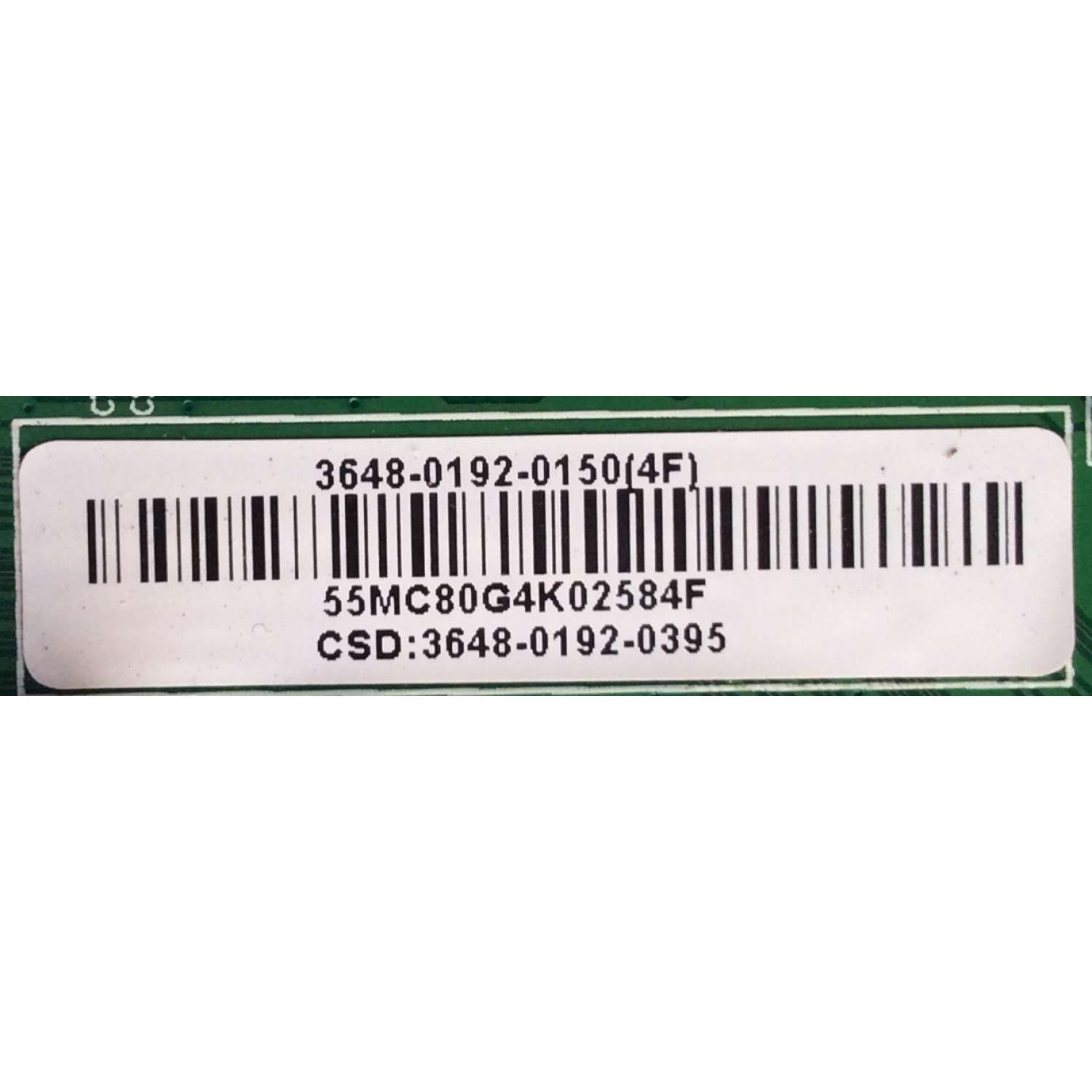 MAIN PARA TV VIZIO / NUMERO DE PARTE 3648-0192-0150 / 0171-2272-6154 / 3648-0192-0395 / DISPLAY LSC480HN08-G09 / MODELO E48-D0 LAUSUBCS - Imagen 2