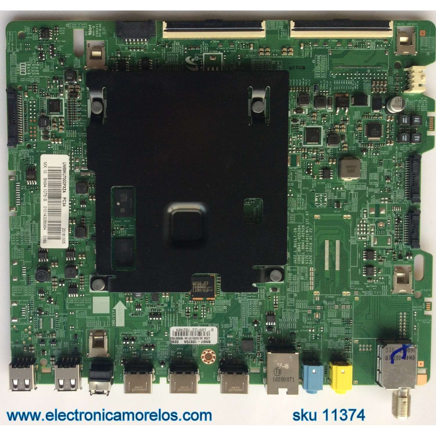 MAIN PARA TV SAMSUNG / NUMERO DE PARTE BN94-10781B / BN41-02528A / BN97-10970A / BN9410781B / PANEL CY-KK055HGLV1H / MODELO UN55KU700 / UN55KU700DFXZA FA01