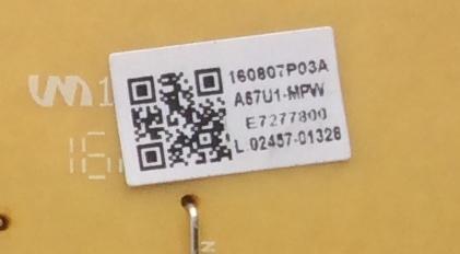 FUENTE DE PODER / MAGNAVOX A67U1MPW / A67U1-MPW / BA67U4F0102 1 / MODELO 50MV376Y/F7 / PANEL U6AU2XH	 - Imagen 3