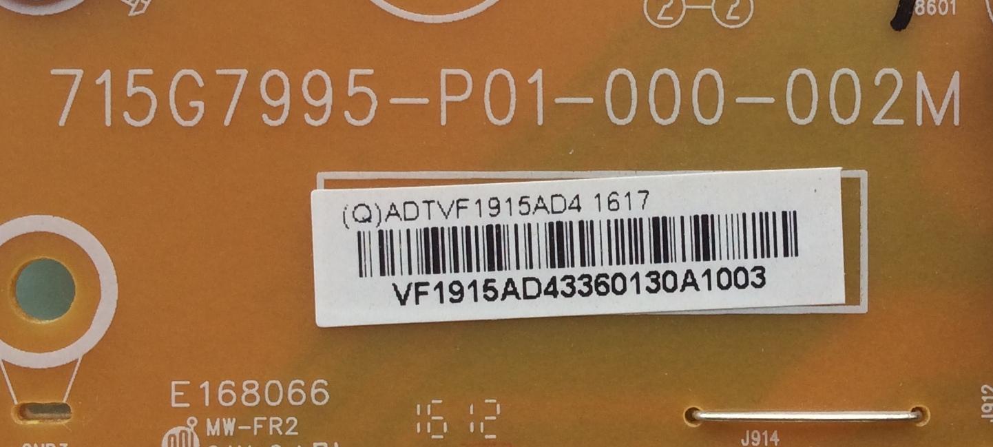 FUENTE DE PODER / VIZIO ADTVF1915AD4 / 715G7995-P01-000-002M / (Q)ADTVF1915AD4 / VF1915AD4 / PANEL TPT400UA-FN01.S REV:SG02A / MODELOS D40U-D1 / D40U-D1 LTTETVDS / D40U-D1 LTTETVGS - Imagen 2