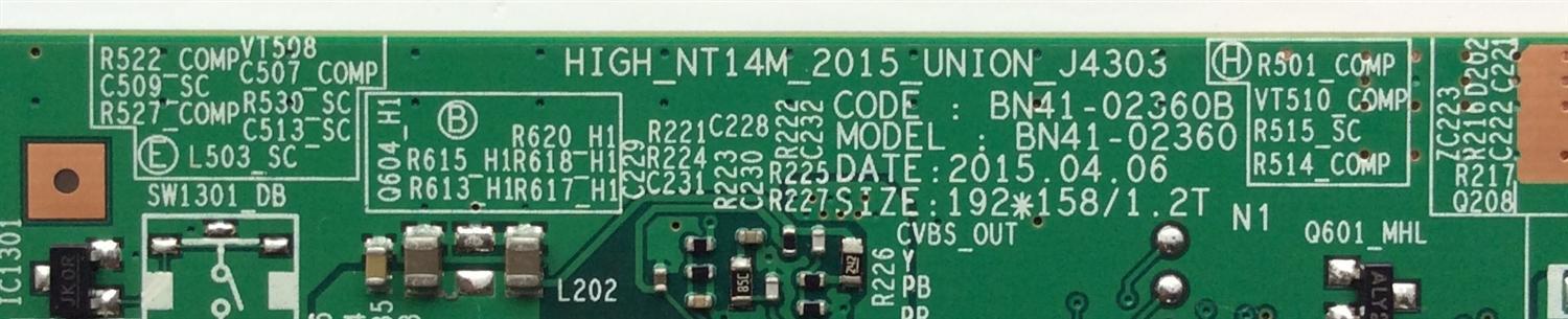 MAIN FUENTE (COMBO) PARA TV SAMSUNG / NUMERO DE PARTE BN94-08470B / BN41-02360B / BN97-11038A / BN97-09523B / BN9408470B / PANEL´S CY-JJ032BGLV4H / CY-JJ032AGLV1H / MODELOS UN32J5205 / UN32J5205AFXZA FA05 / UN32J5205AFXZA TS01 / UN32J5205AFXZA TS04 - Imagen 3